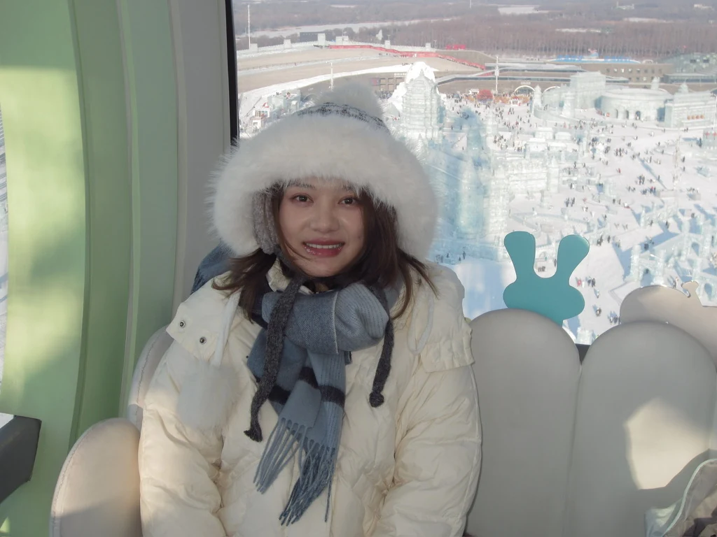 冬季旅行中的个人照片